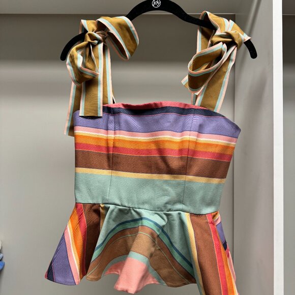 Zimmermann Lovestruck Peplum Top - Picture 6 of 8